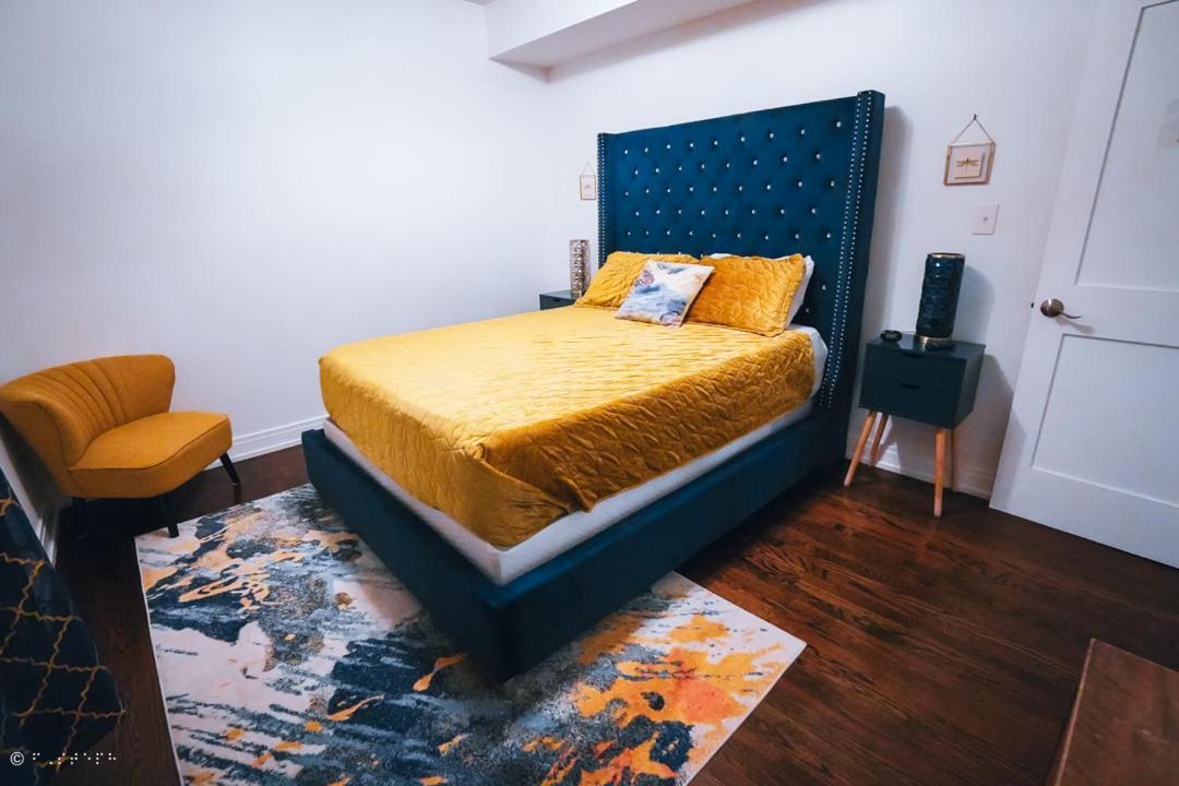 The Blue Golden Luxury Modern 3- Bedroom Apartment In ชิคาโก ภายนอก รูปภาพ