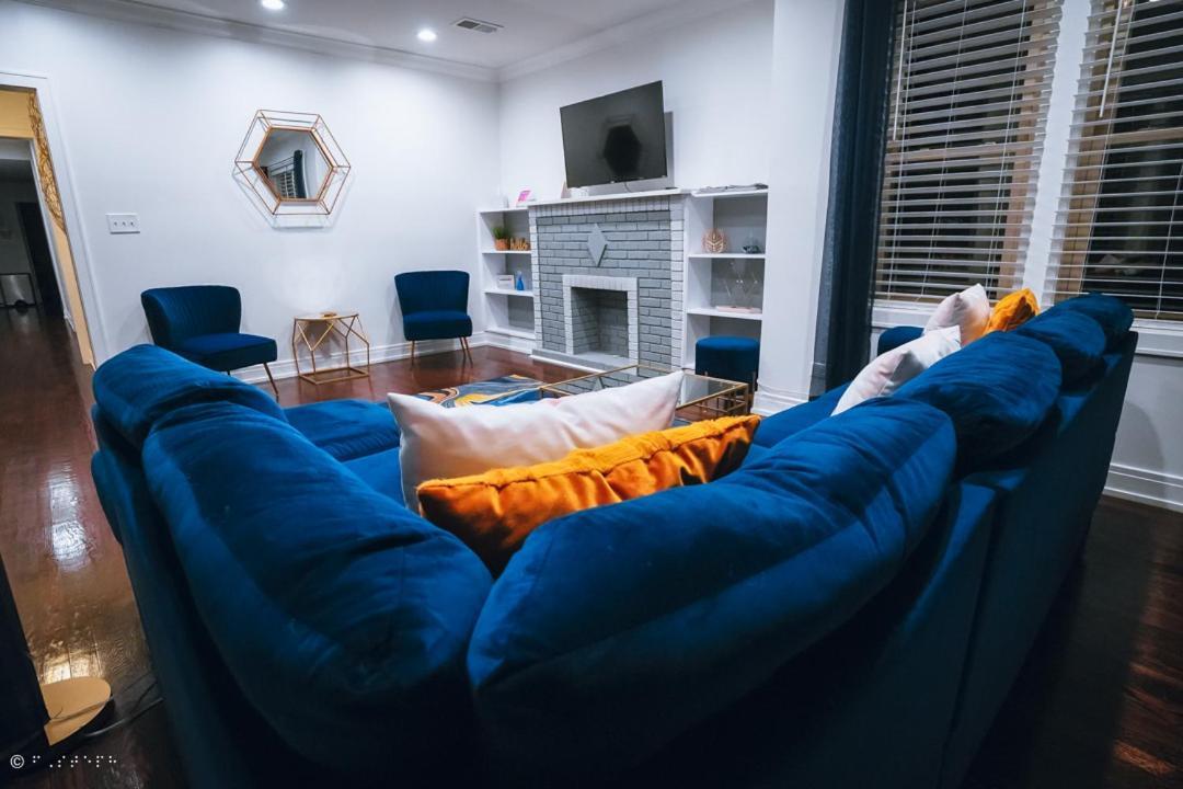 The Blue Golden Luxury Modern 3- Bedroom Apartment In ชิคาโก ภายนอก รูปภาพ